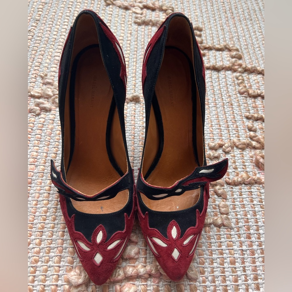 Isabel Marant Kylie suede heels